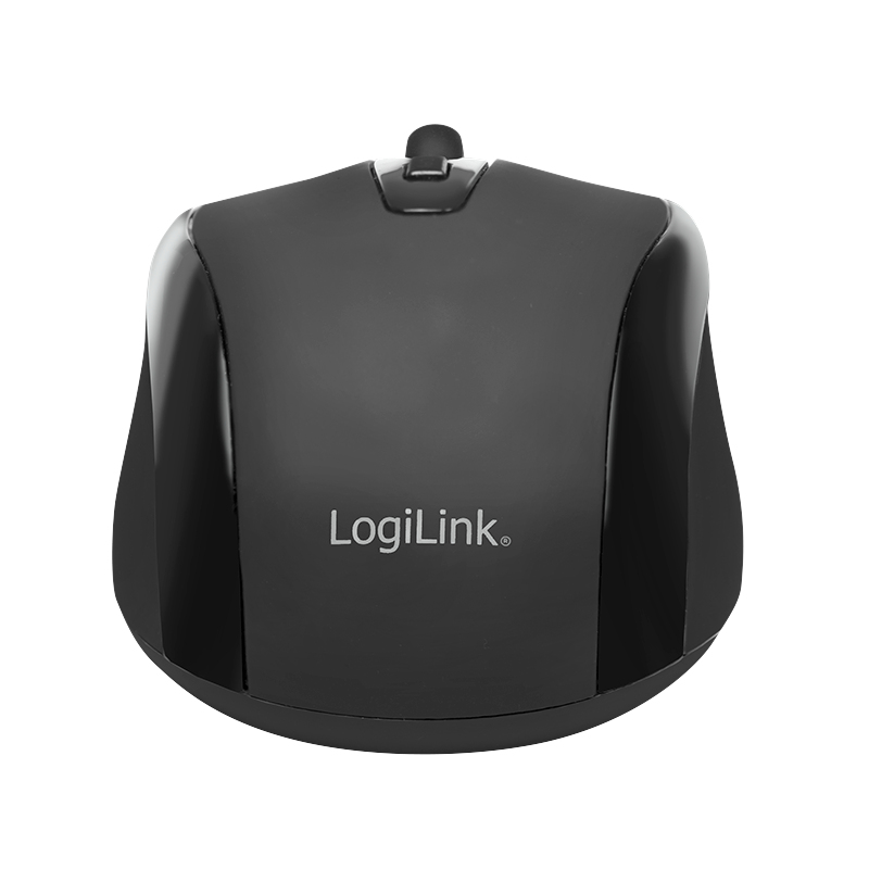 Logilink Maus mini Funk 2.4 GHz 800dpi optisch scroll black