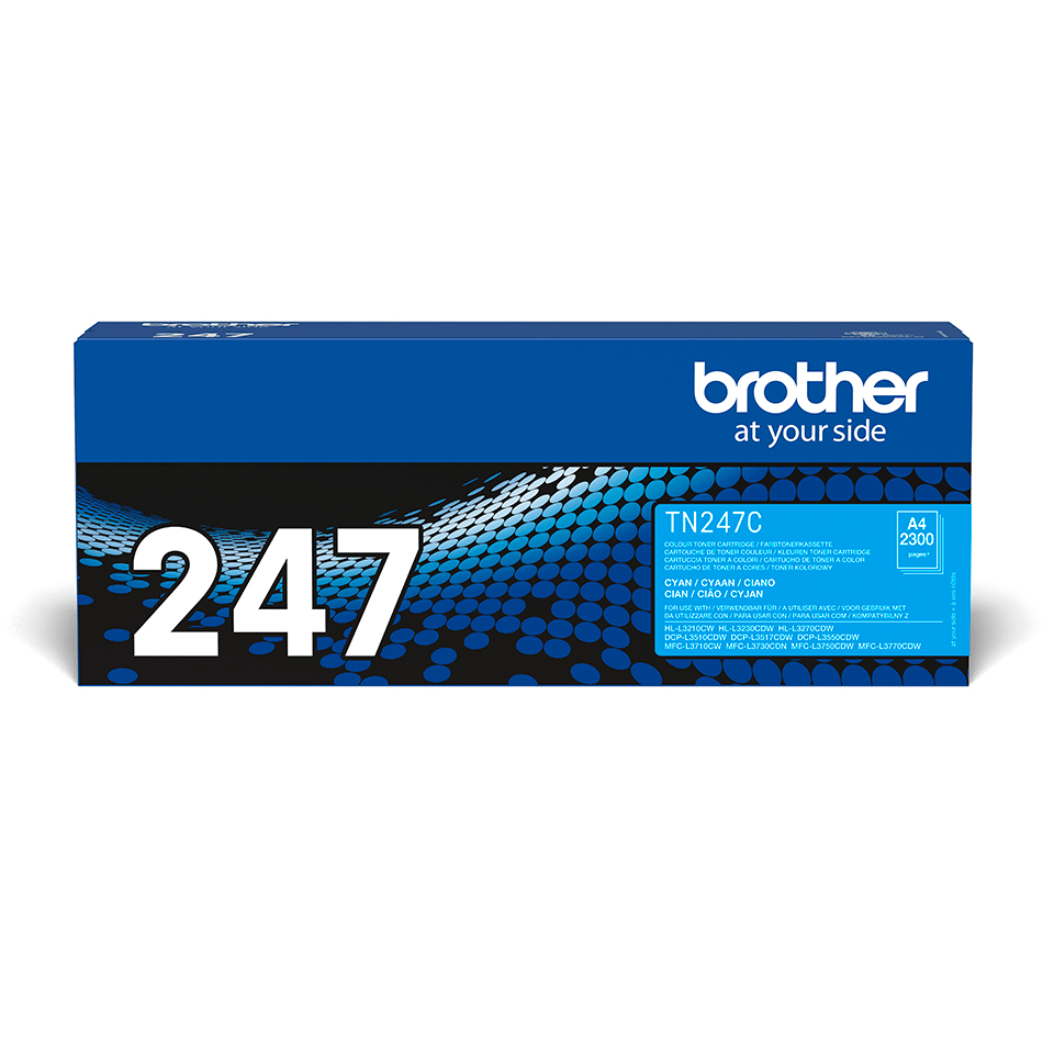 Brother TN-247C värikasetti 1 kpl Alkuperäinen Syaani