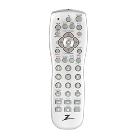 Zenith ZP505 remote control IR Wireless DVD/Blu-ray, SAT, TV Press buttons
