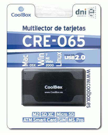 CoolBox CRE-065 card reader USB 2.0 Black – image 4
