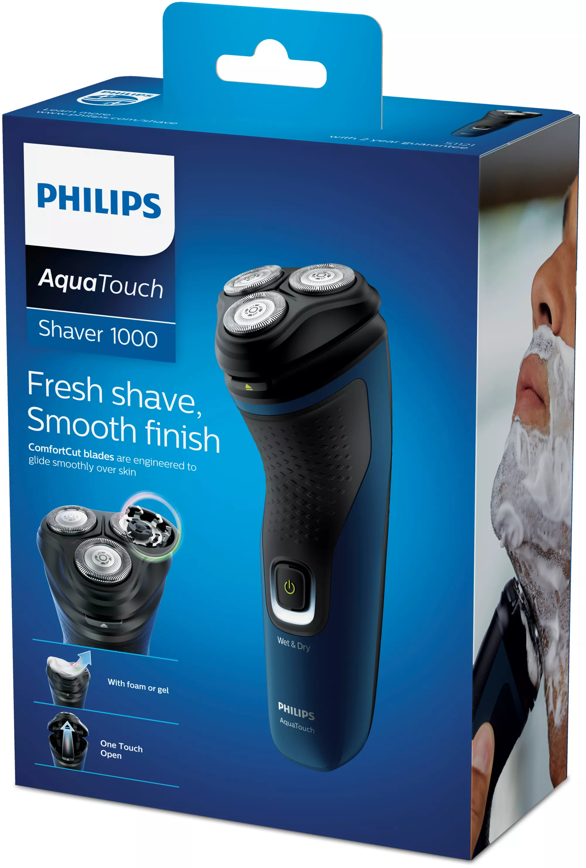 Philips 1000 series S1121/41 men's shaver Rotation shaver Black – image 2