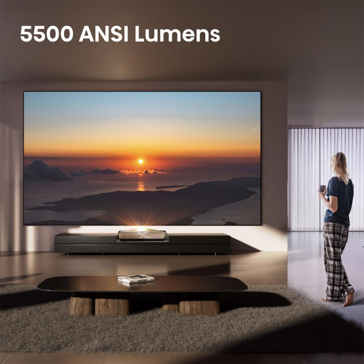 Hisense L9Q projection TV 5500 ANSI lumens DLP UHD 4K (3840x2160) Black 3D – image 6