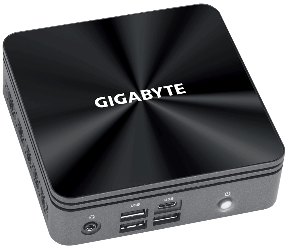 GIGABYTE GB-BRI7-10710 PC/workstation barebone Black i7-10710U BGA 1528 – image 1