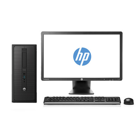 HP 600 G1 MT + EliteDisplay E201 – image 1