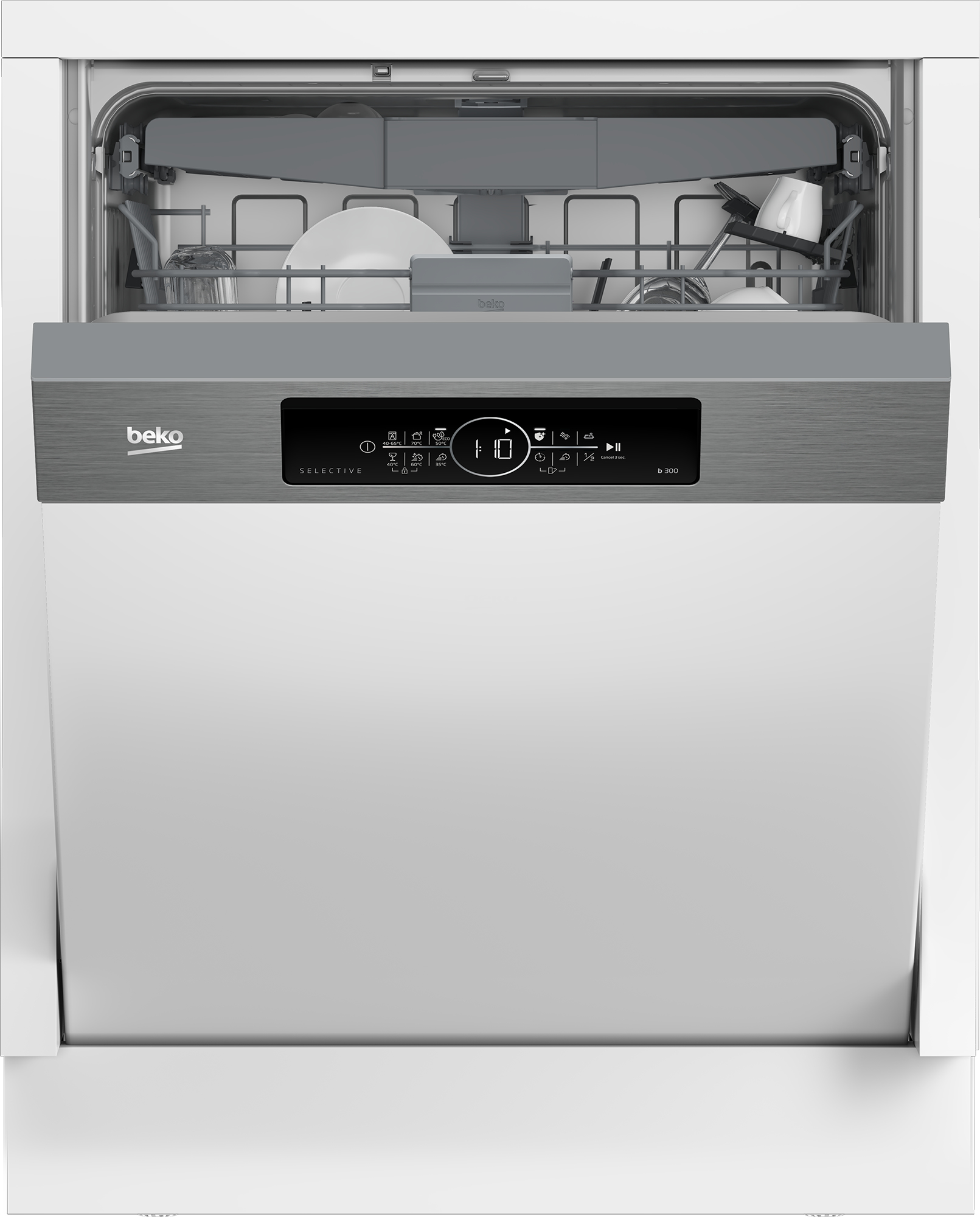 Beko b300 BDSN36640XC2 dishwasher Semi built-in 16 place settings – image 3