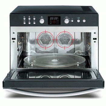 LG MC8088HRC microwave Black, Silver – image 2