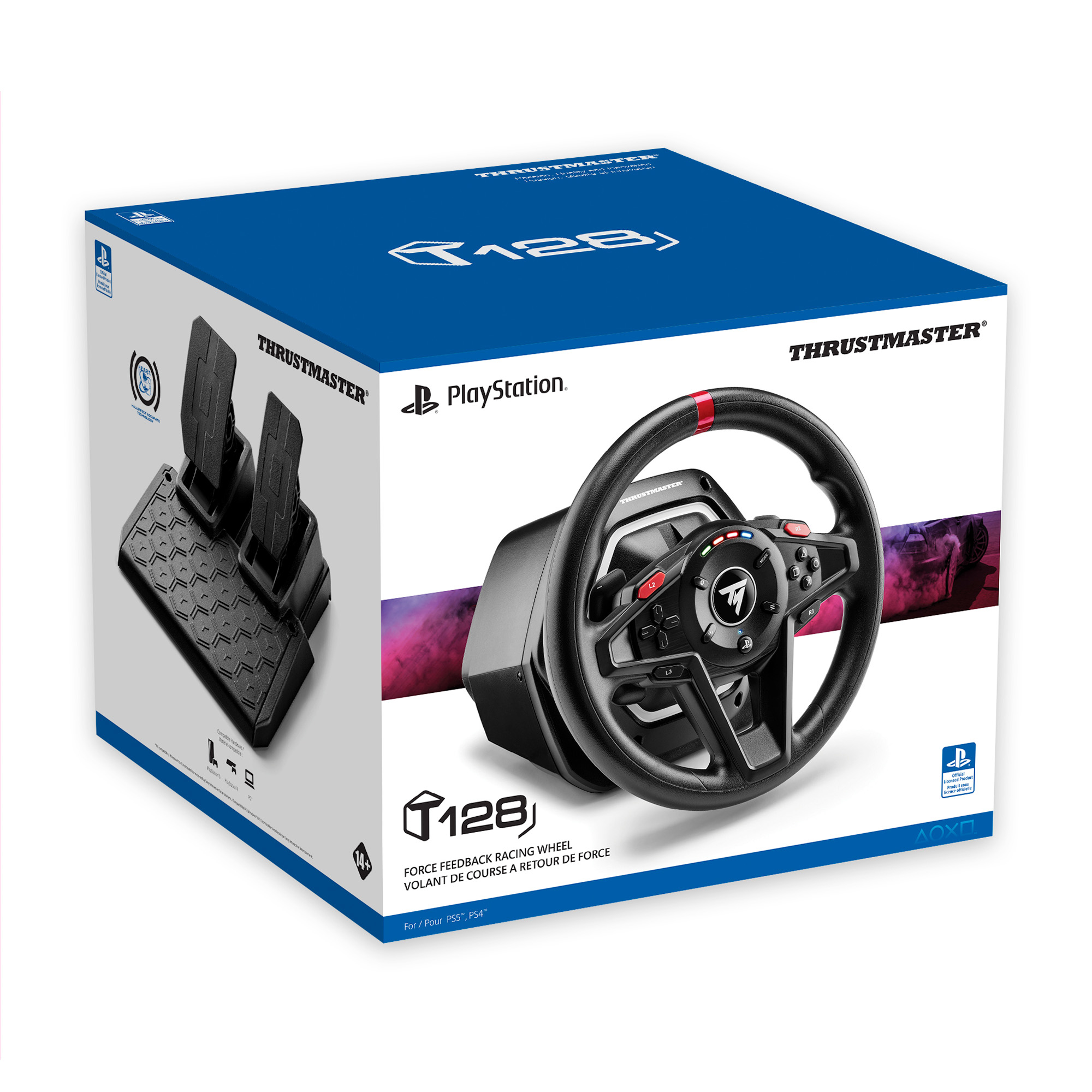 Thrustmaster T128 Black USB Steering wheel + Pedals Analogue PC, PlayStation 4, PlayStation 5 – image 5