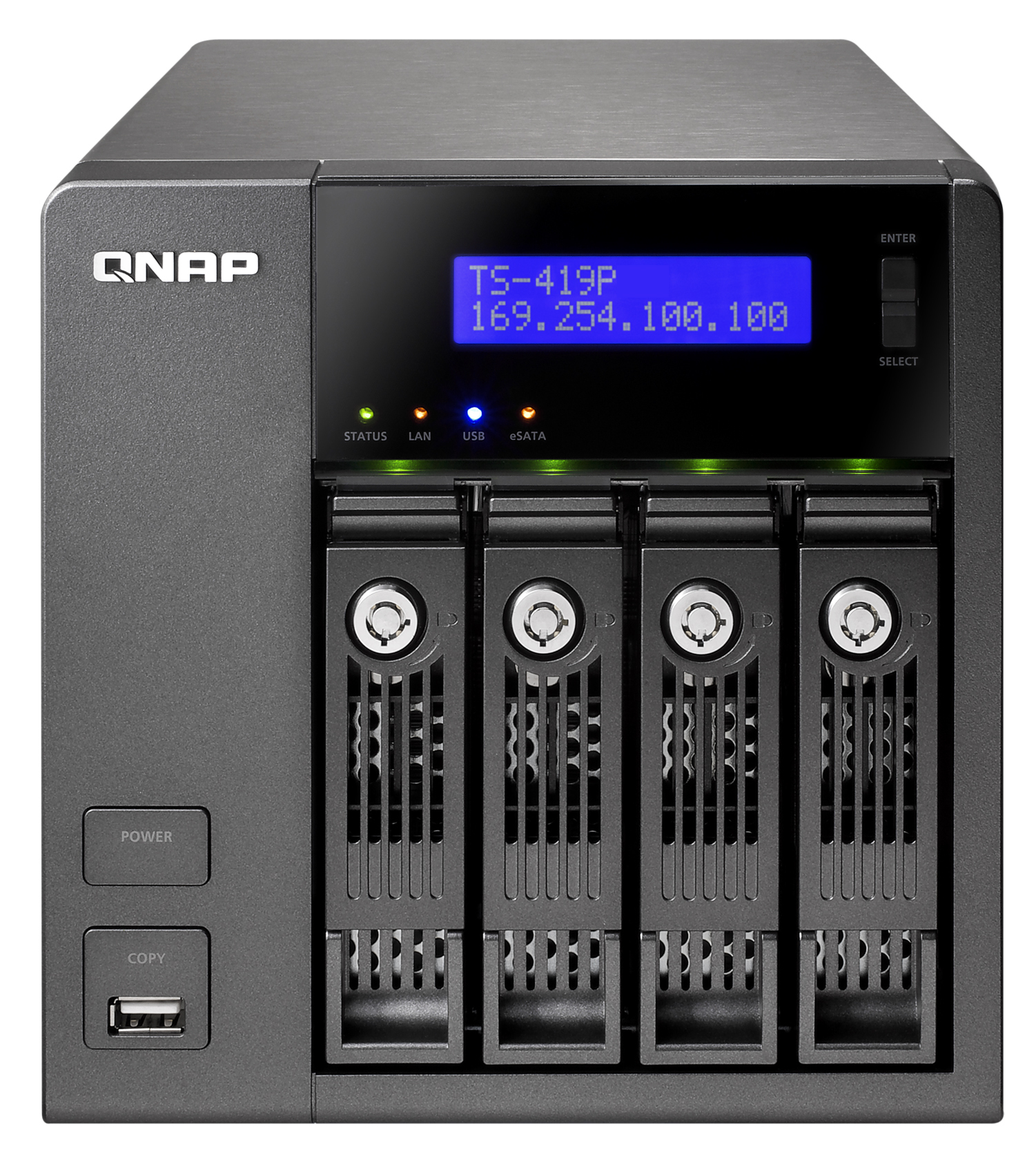 QNAP TS-419P+ NAS/storage server Tower Marvell 6282 – image 6