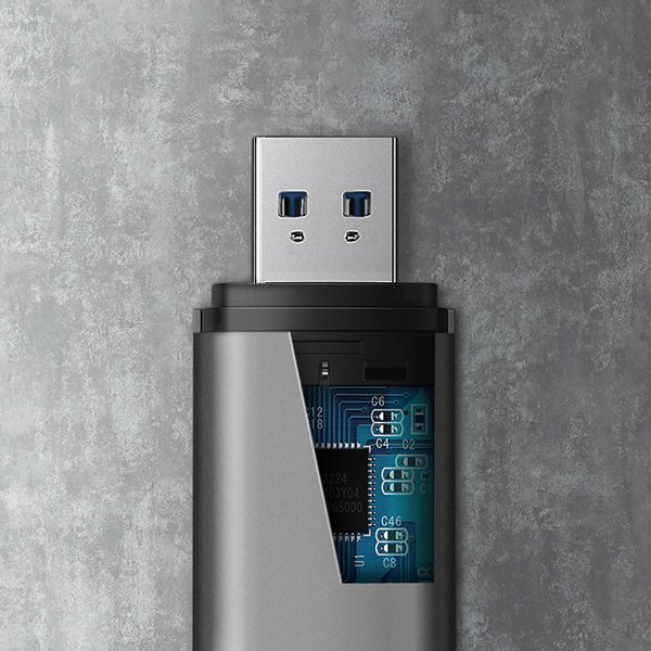 Axagon CRE-SAC SuperSpeed USB-C+USB-A card reader 5 Gbps – image 8