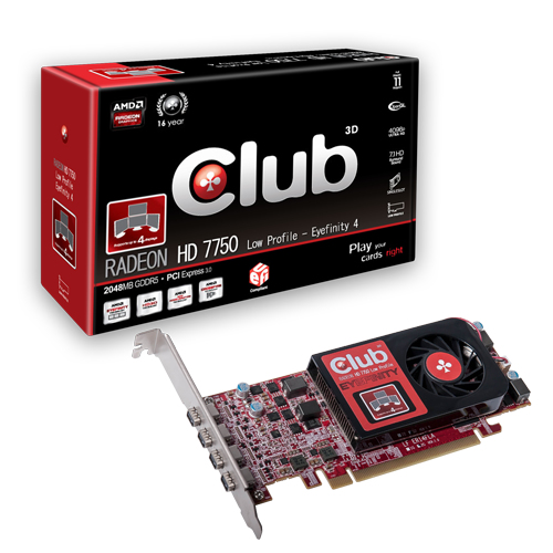 CLUB3D Radeon HD 7750 Eyefinity 4 2GB – image 2