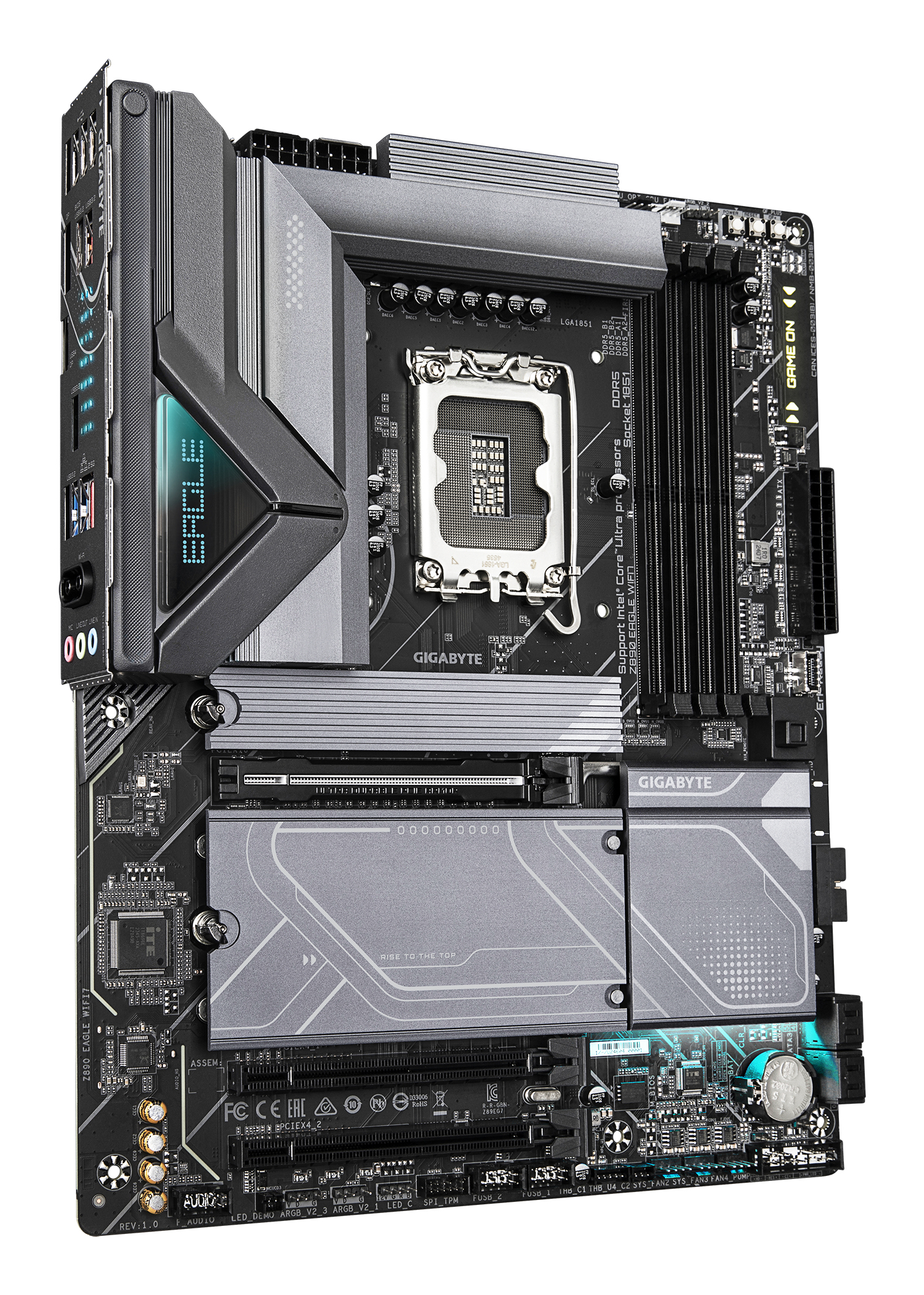 Tarjeta Madre Gigabyte Z890 Eagle WiFi7 - Socket 1851 - 4x DDR5 8800MHz - DP - ATX - Wi-Fi 7/BT - Z890 EAGLE WIFI7