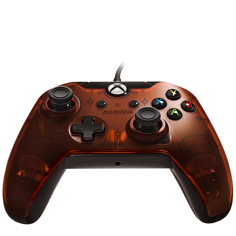 PDP 048-082-EU-OR Gaming Controller Black, Orange USB Gamepad Analogue / Digital PC, Xbox One – image 1