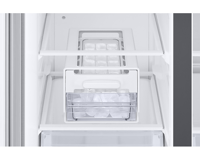 Samsung RS66A8100SL side-by-side refrigerator Freestanding Silver – image 8