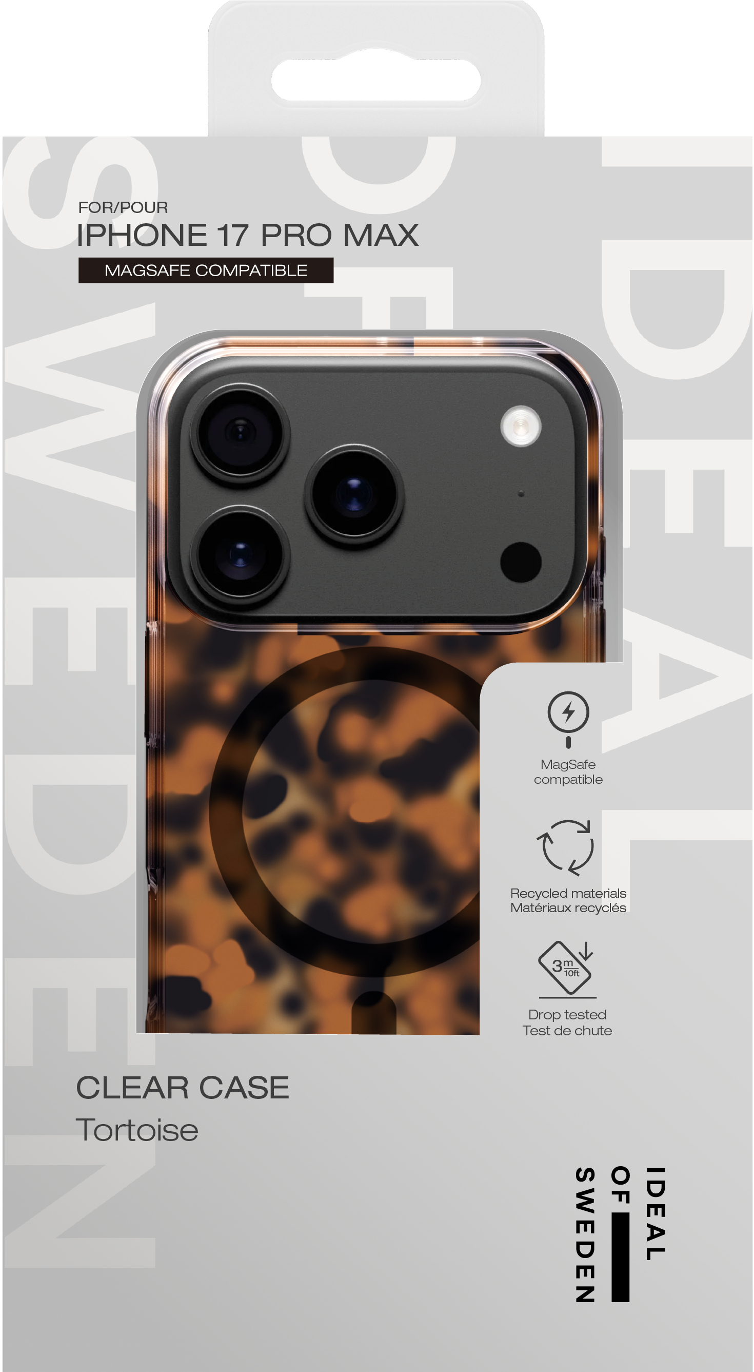 iDeal of Sweden Clear Case MagSafe iPhone 17 Pro Max Tortoise – image 4