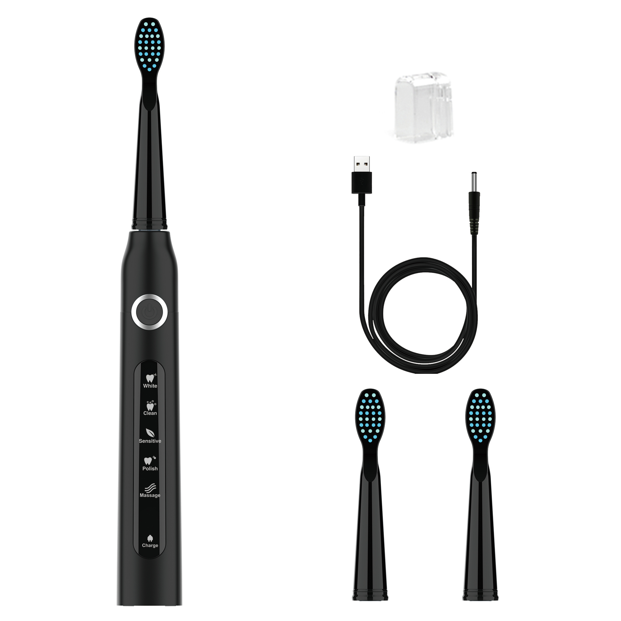 Sogo CEP-SS-12340 electric toothbrush Adult Vibrating toothbrush Black – image 2