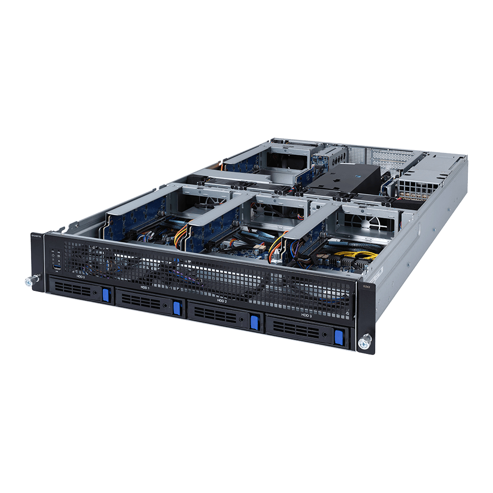 GIGABYTE G242-Z12 Socket SP3 Rack (2U) Black, Grey – image 5