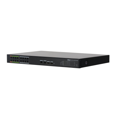 Dahua Technology LR2218-16ET-240 network switch Managed Fast Ethernet (10/100) Power over Ethernet (PoE) Black
