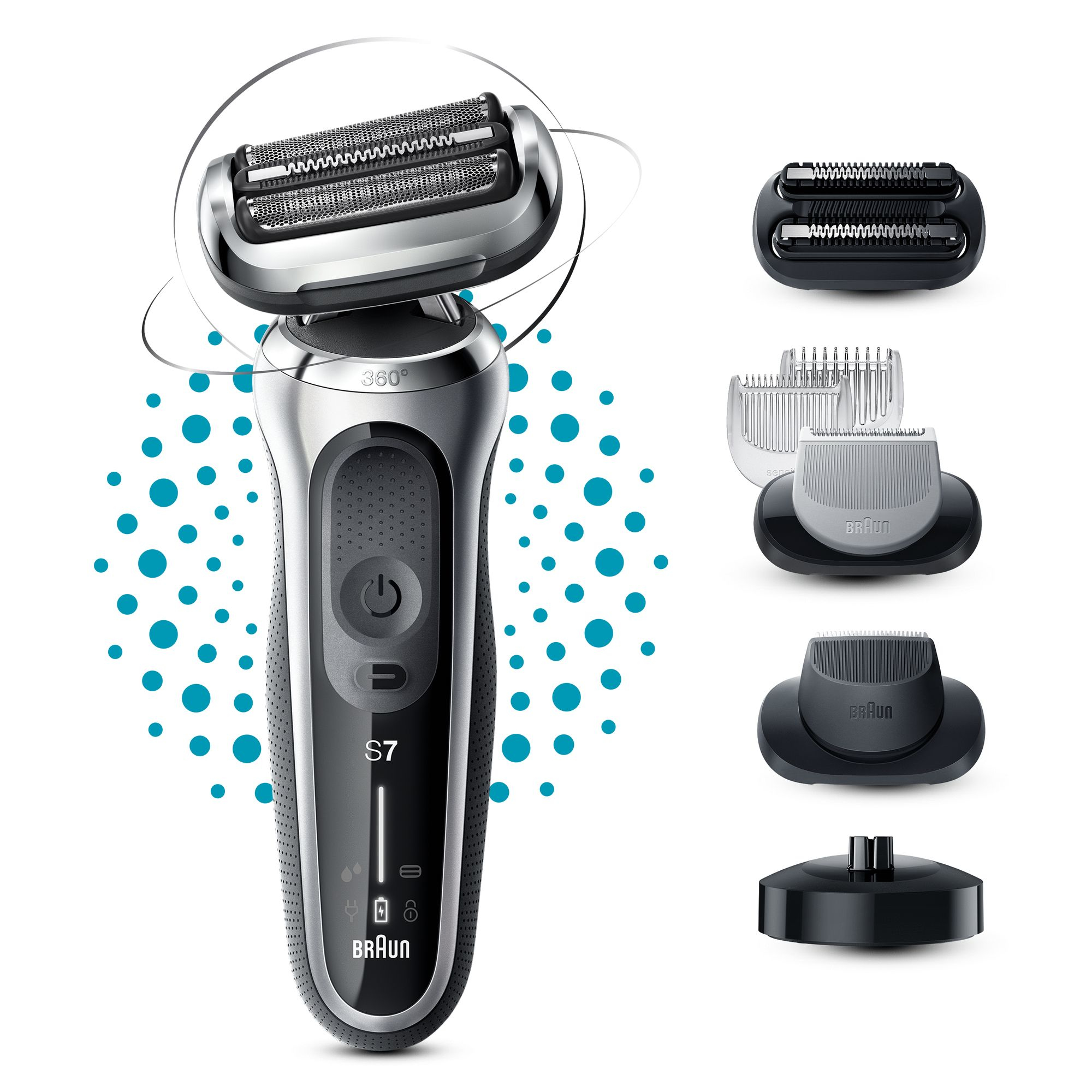 Braun Series 7 71-S4862cs Foil shaver Trimmer Silver – image 3