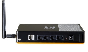 LevelOne WBR-6601B wireless router Black, Yellow – image 3