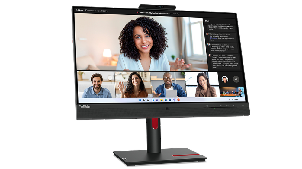 Lenovo ThinkVision T24mv-30. Display diagonal: 60.5 cm (23.8"), Display resolution: 1920 x 1080 pixels, HD type: Full HD, 
