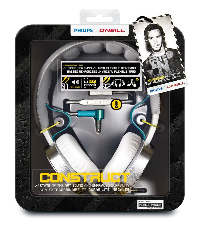 Philips O'Neill THE CONSTRUCT headband headphones SHO7205WT/28 – image 2