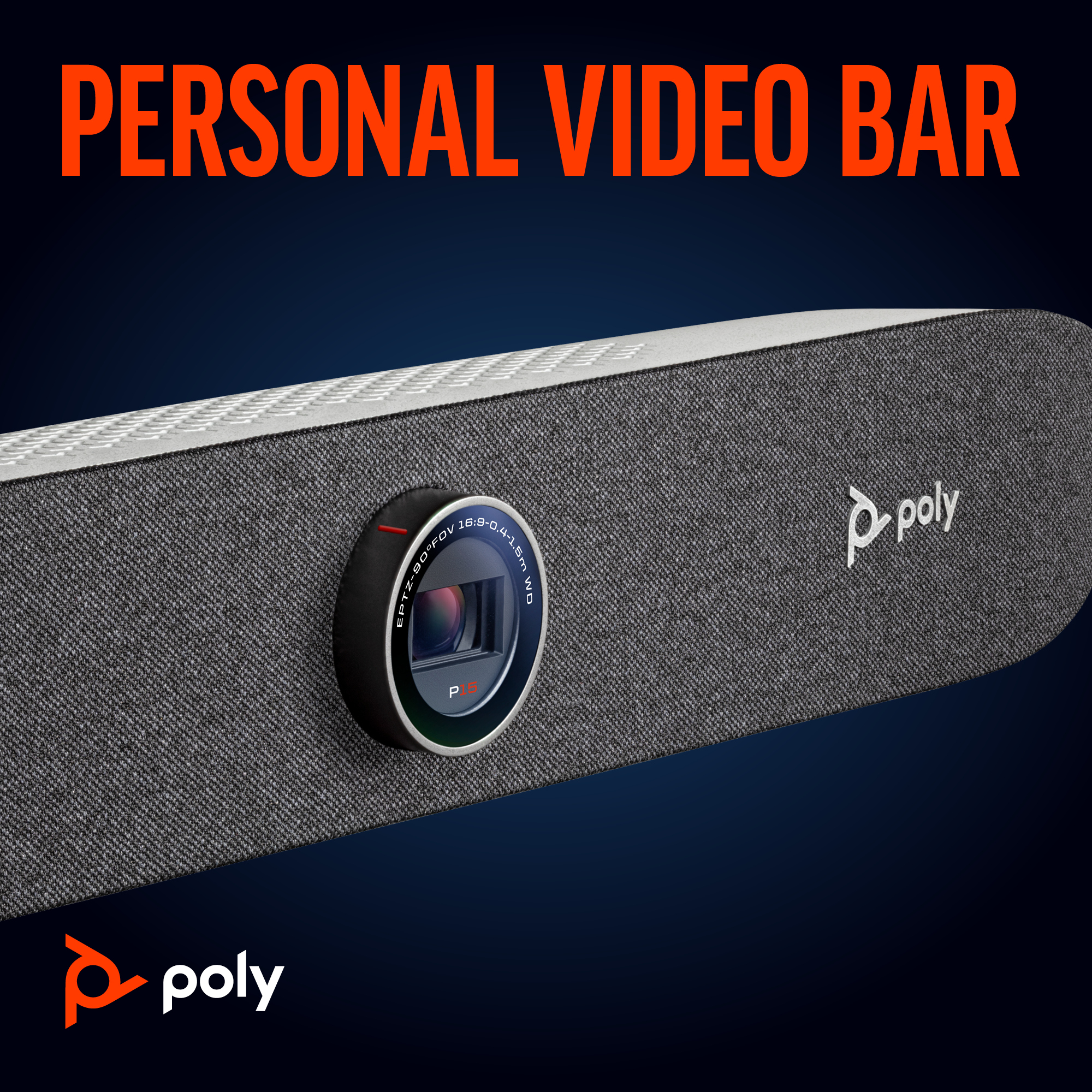 HP Poly Studio P15 Personal Video Bar – image 9