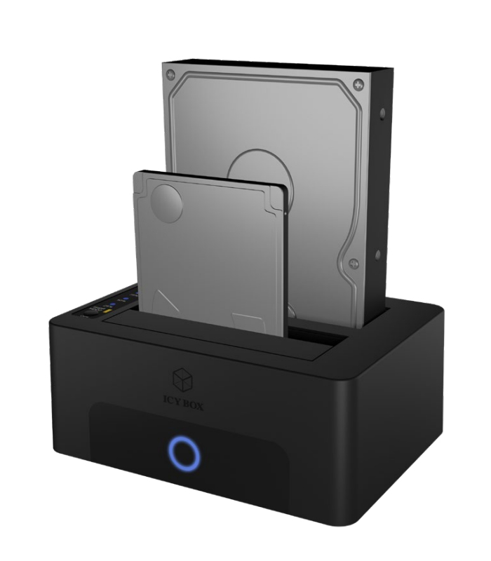 ICY BOX 2-bay Docking and Cloning Station for – image 1