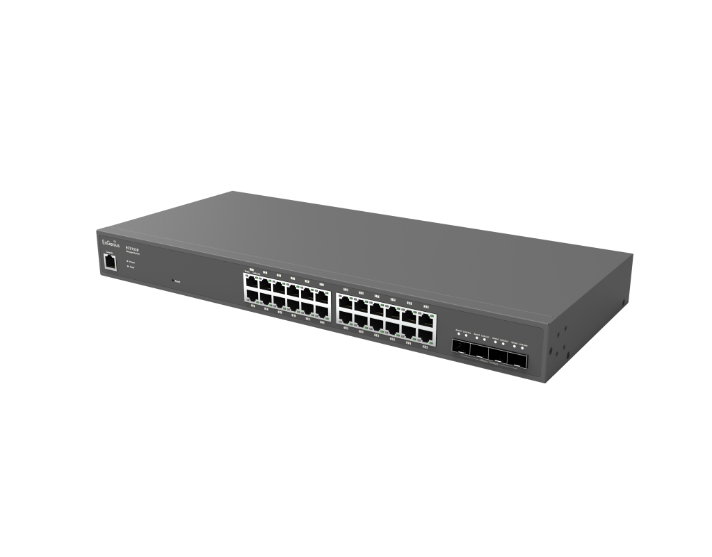 EnGenius ECS1528 Cloud Managed L2+ Switch 24-port GbE 4xSFP+ – image 2