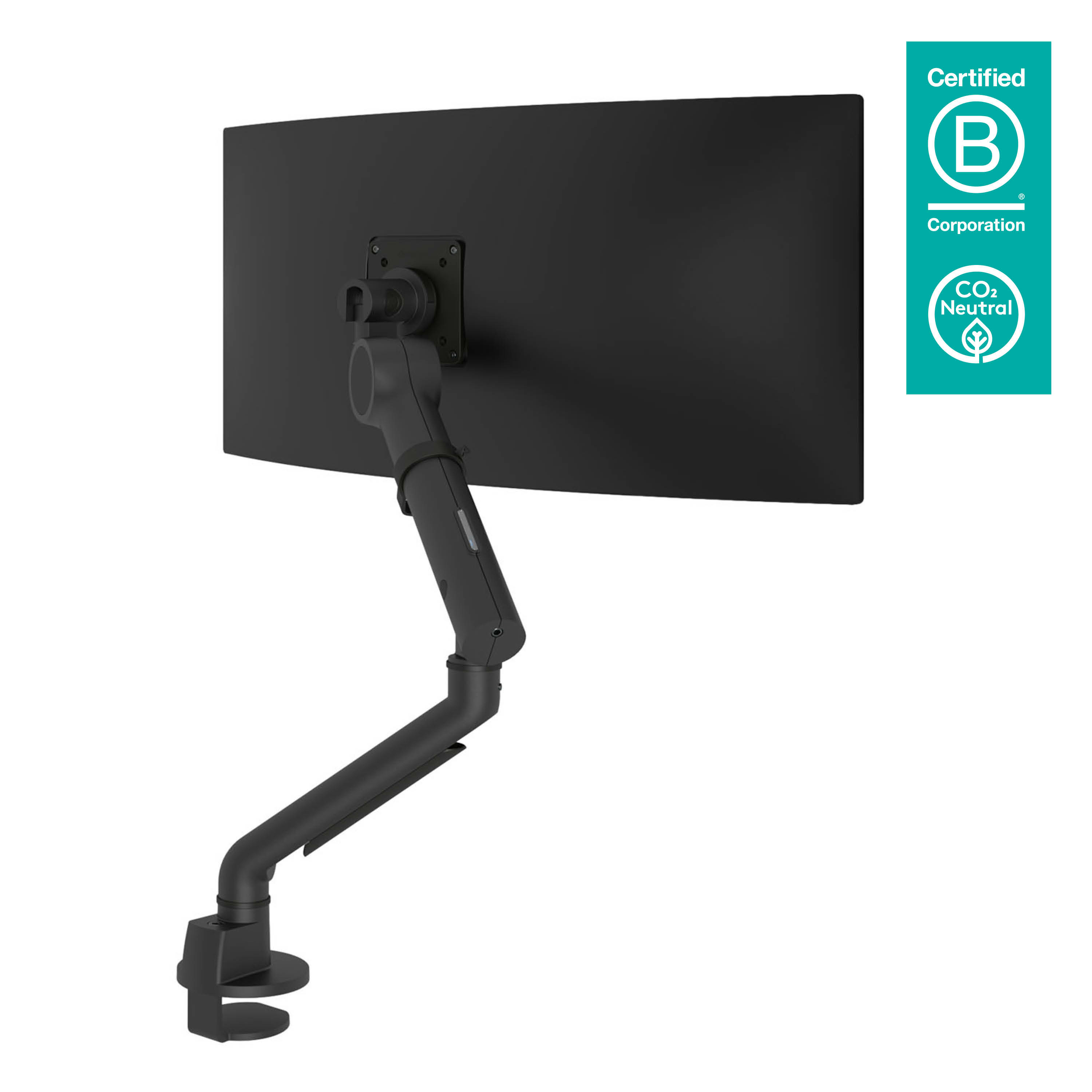 Dataflex Viewgo pro HD supporto da tavolo per Tv a schermo piatto Scrivania Nero (Dataflex Viewgo Pro HD monitor arm - Single -