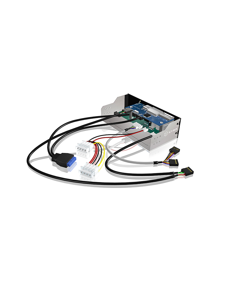 ICY BOX IB-863a-B card reader Internal Black – image 3