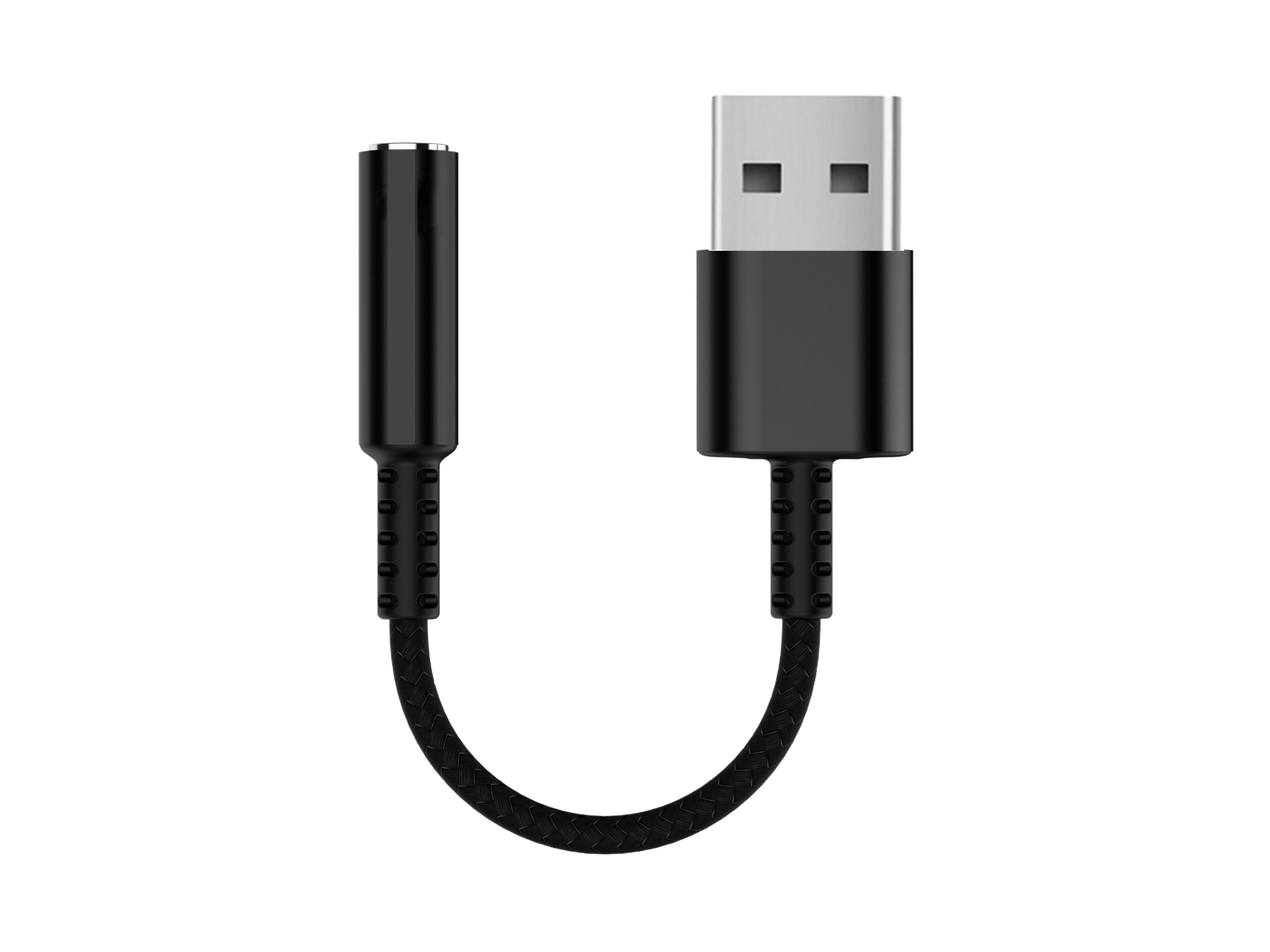 Equip Adapter USB-A->  4-Pin 3.5mm St/Bu DAC   0.15m   beige