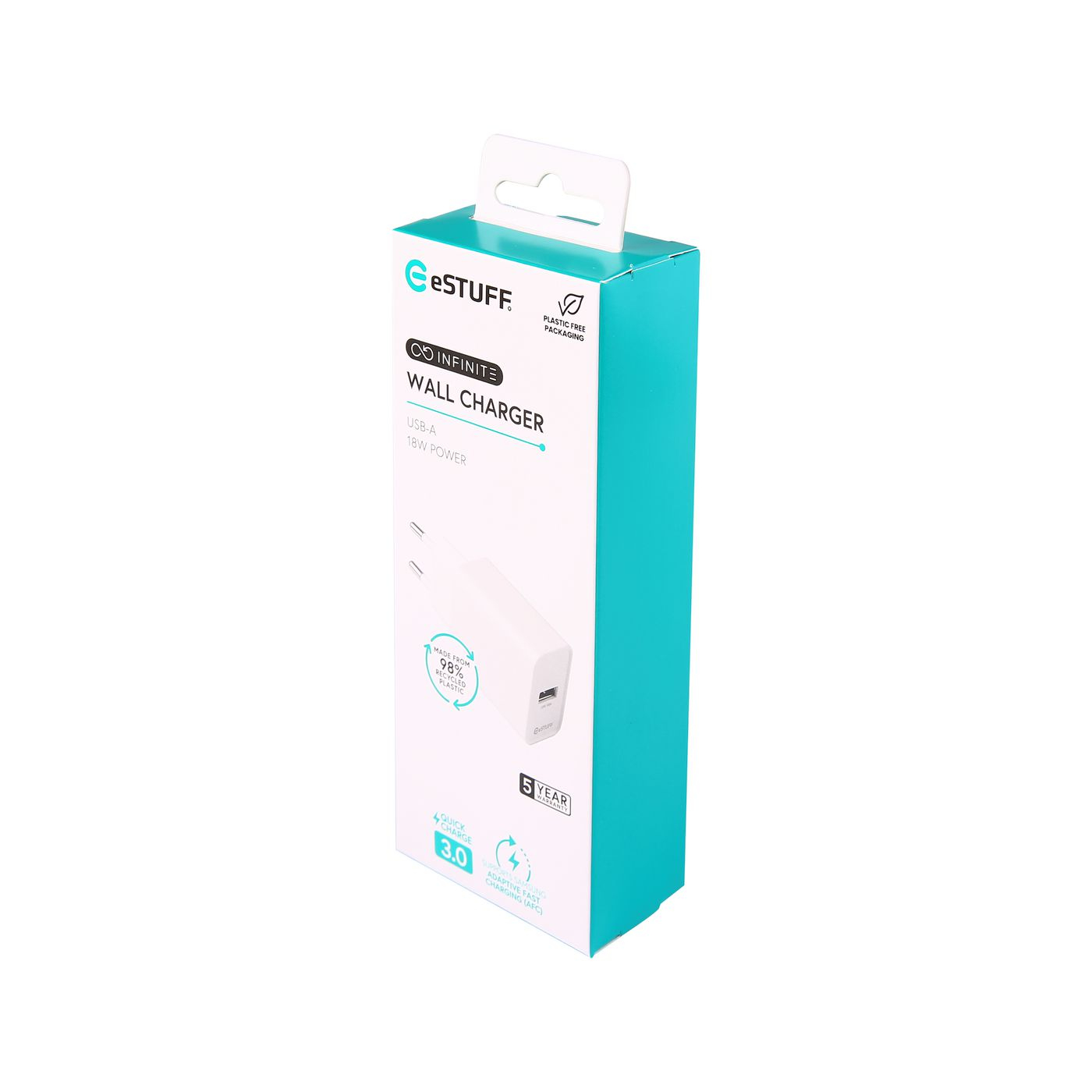 eSTUFF ES637006 mobile device charger Smartphone White AC Fast charging Indoor – image 4