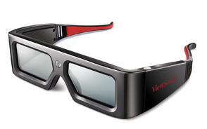 Viewsonic PGD-150 stereoscopic 3D glasses Black – image 1