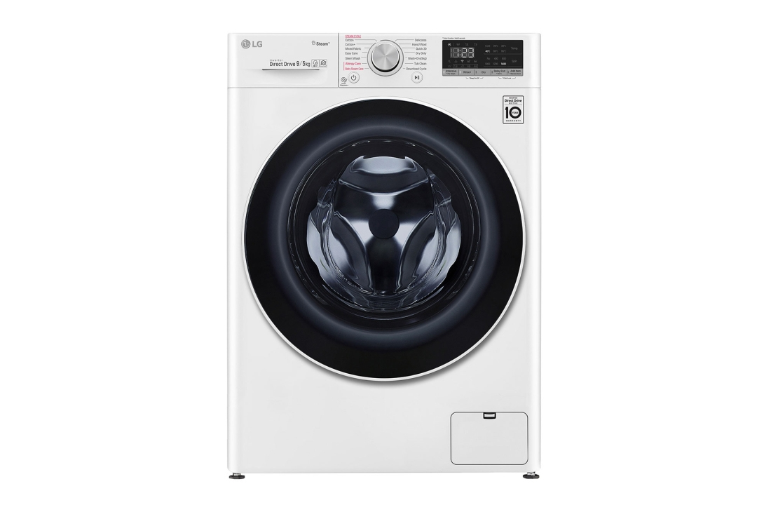 LG F4DN409S0 washer dryer Freestanding Front-load White – image 1