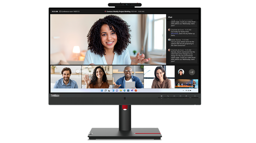 Lenovo ThinkVision T24mv-30. Display diagonal: 60.5 cm (23.8"), Display resolution: 1920 x 1080 pixels, HD type: Full HD, 