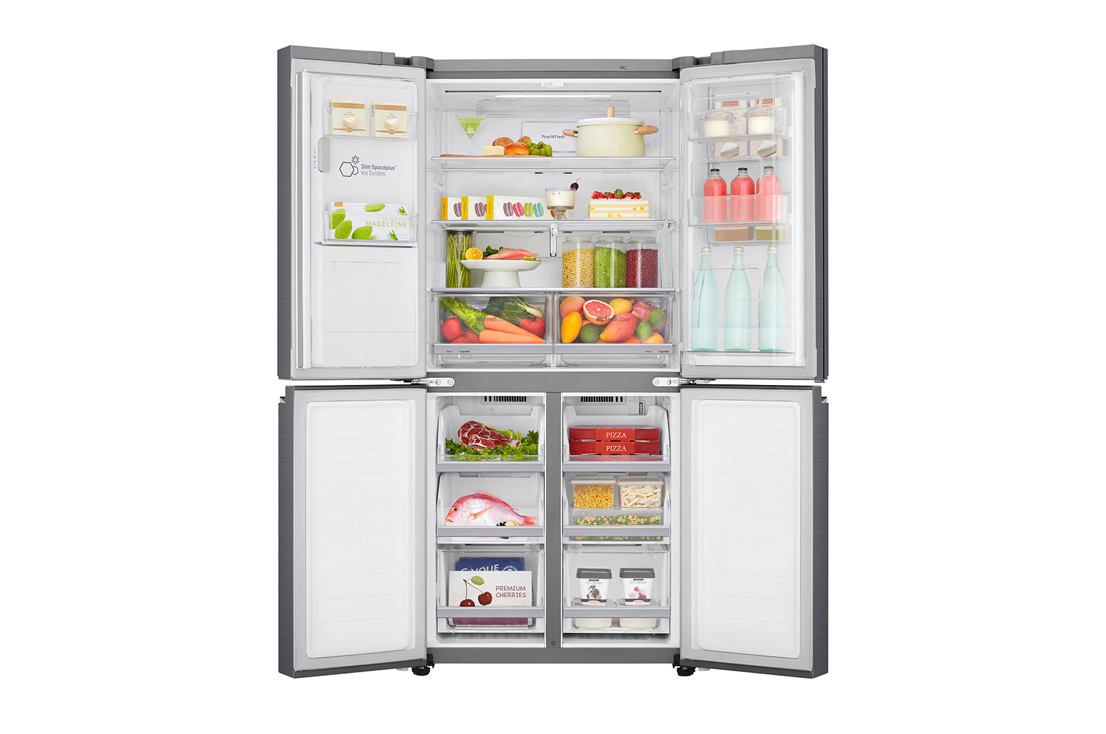LG GMJ844PZKV side-by-side refrigerator Freestanding – image 6
