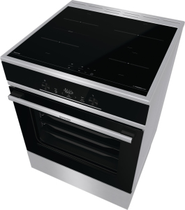 Gorenje GEIT6E80XPG Freestanding cooker Electric Zone induction hob Black, Silver – image 6
