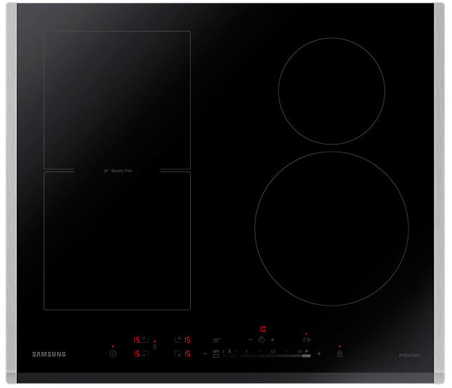 Samsung NZ64H57477K hob Black, Stainless steel Built-in Zone induction hob 4 zone(s)
