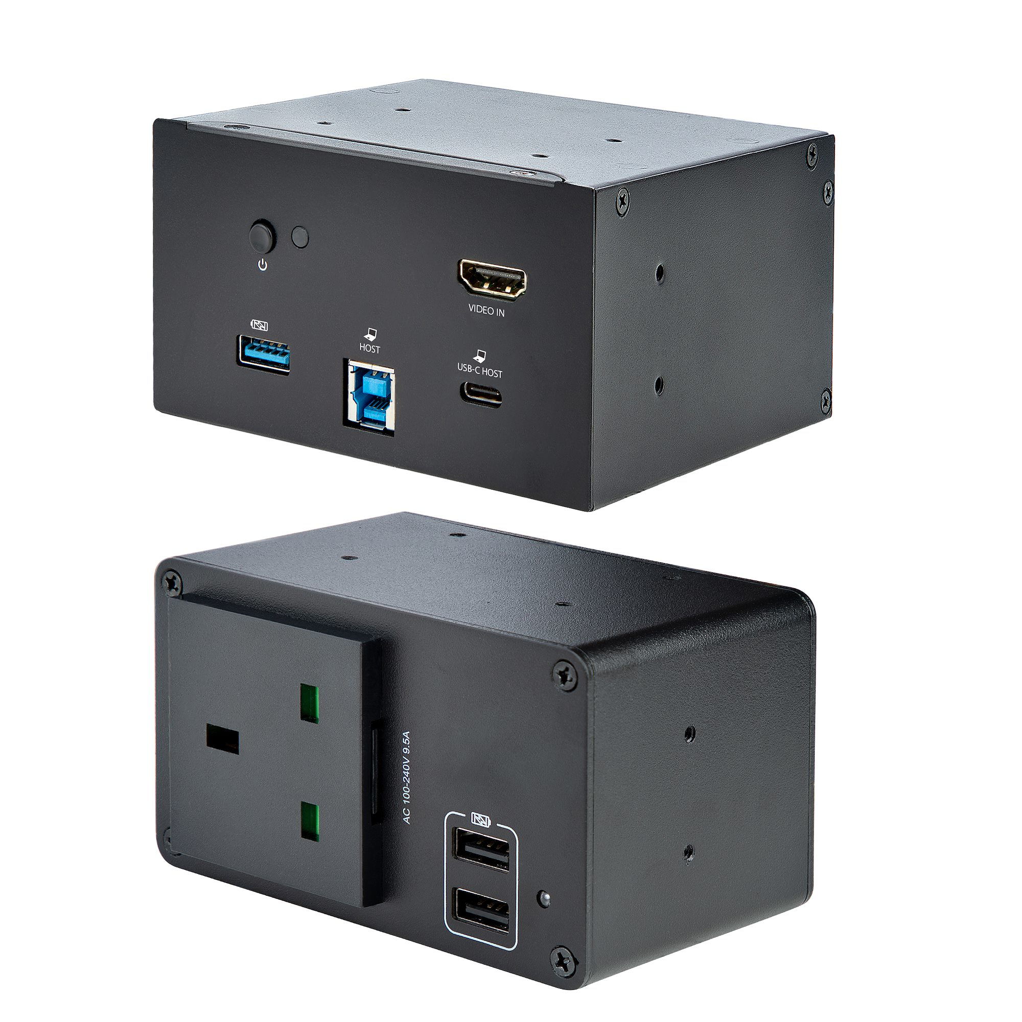 StarTech.com Conference Room Docking Station with Power/Charging; Table Connectivity Box, Universal USB-C Laptop Dock – image 3
