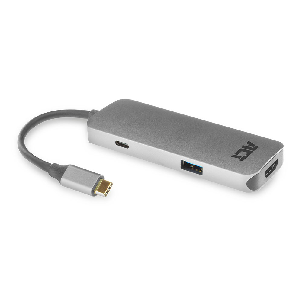 ACT AC7024 laptop dock/port replicator USB 3.2 Gen 1 (3.1 Gen 1) Type-C Grey – image 3
