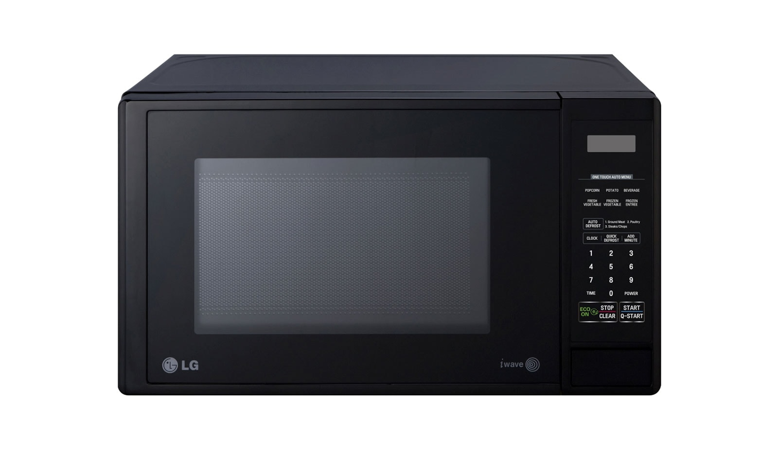 LG MS2042DB microwave Black Solo microwave – image 1