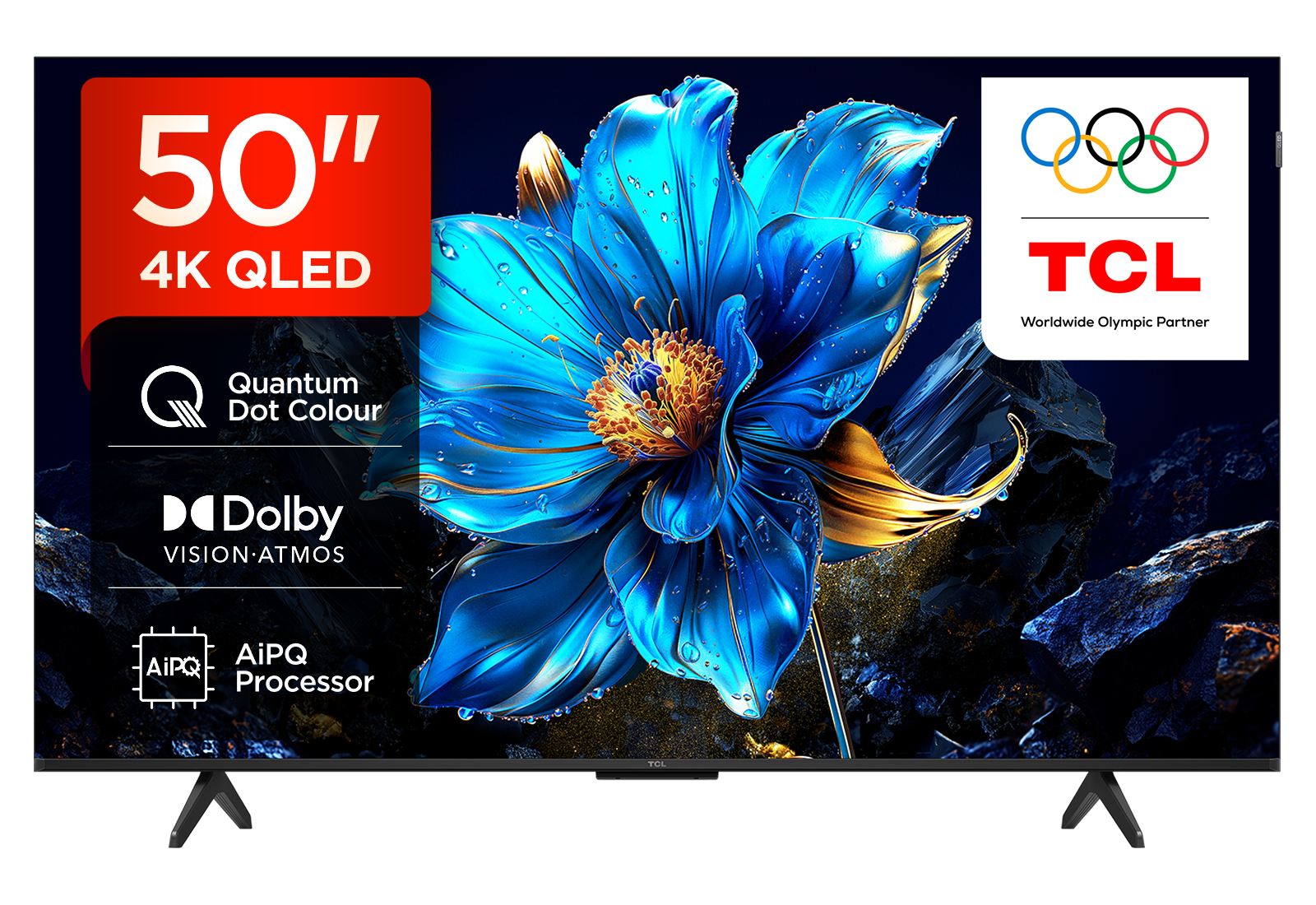 TCL 50P7K-UK TV 127 cm (50") 4K Ultra HD Smart TV Wi-Fi Metallic 350 cd/m² – image 1