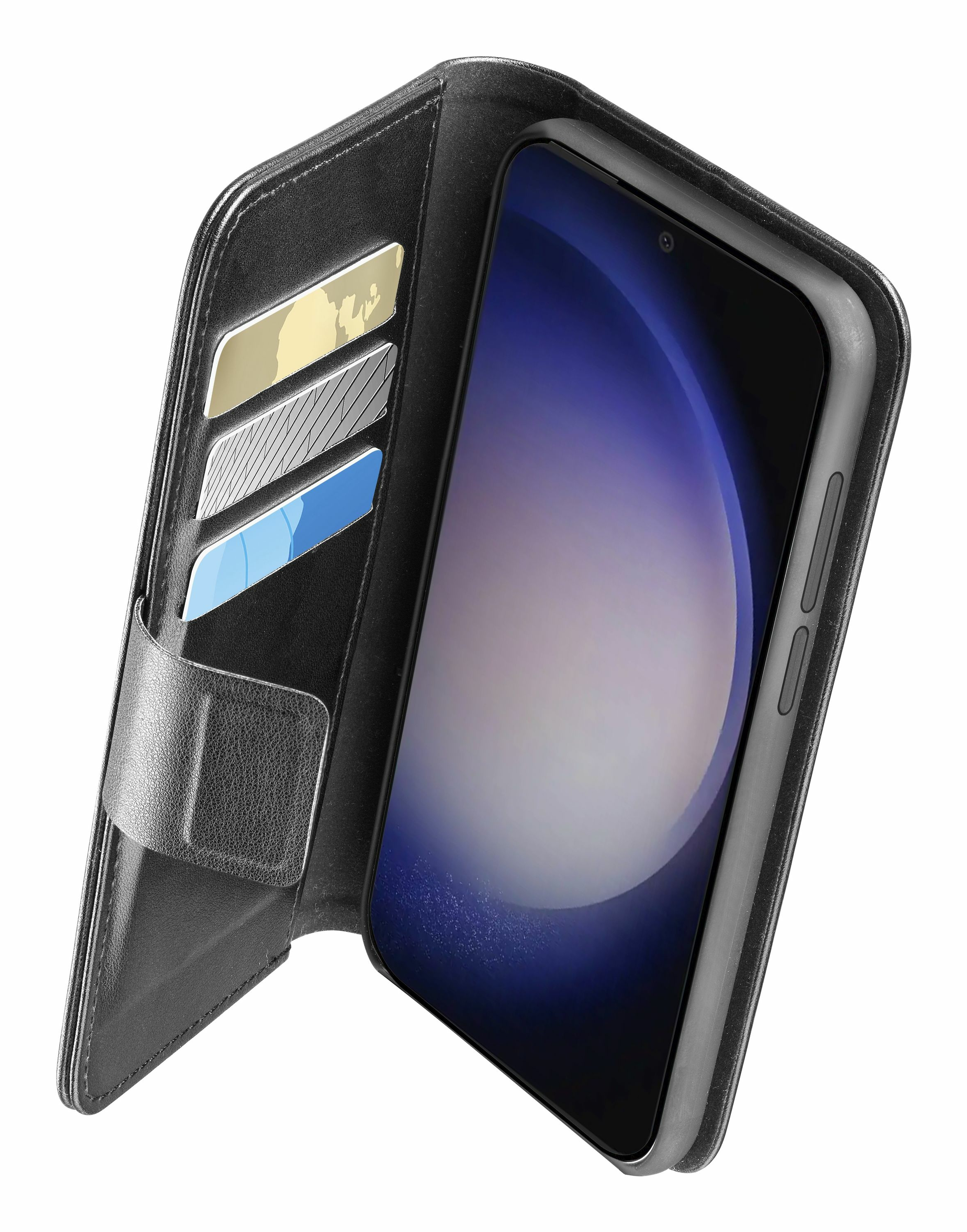 Book Agenda - Galaxy S24+ Büchertasche in Lederoptik mit Magnetverschluss