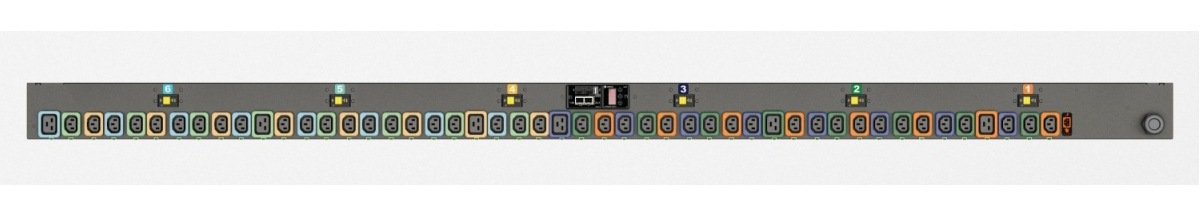 Vertiv Geist MNR3EHW1-48MI13-3PS56B0A10-S-A power distribution unit (PDU) 36 AC outlet(s) 0U Black