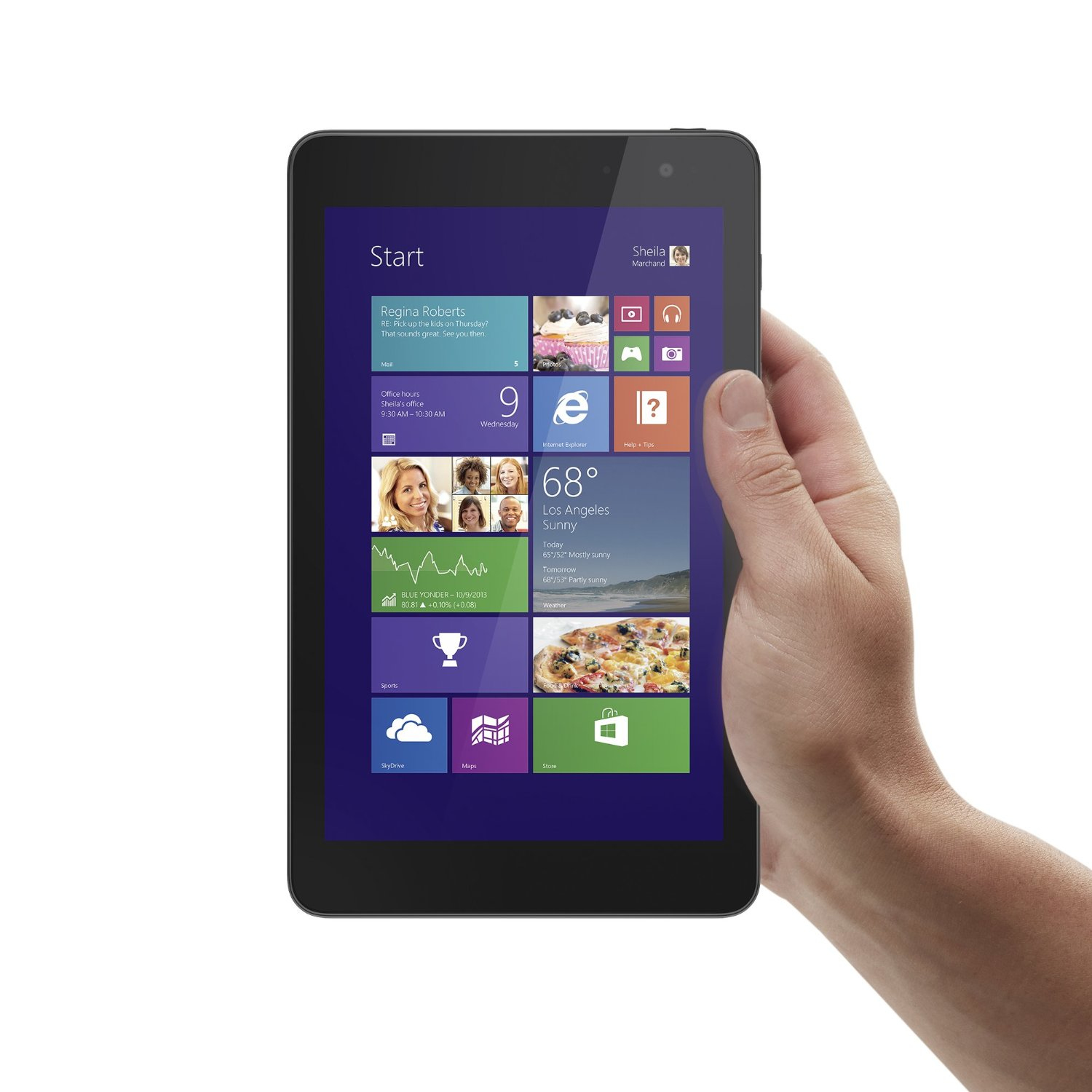 Dell Venue 5830 4G Intel Atom® LTE 64 GB 20.3 cm (8") 2 GB Wi-Fi 4 (802.11n) Windows 8.1 Pro Black – image 9