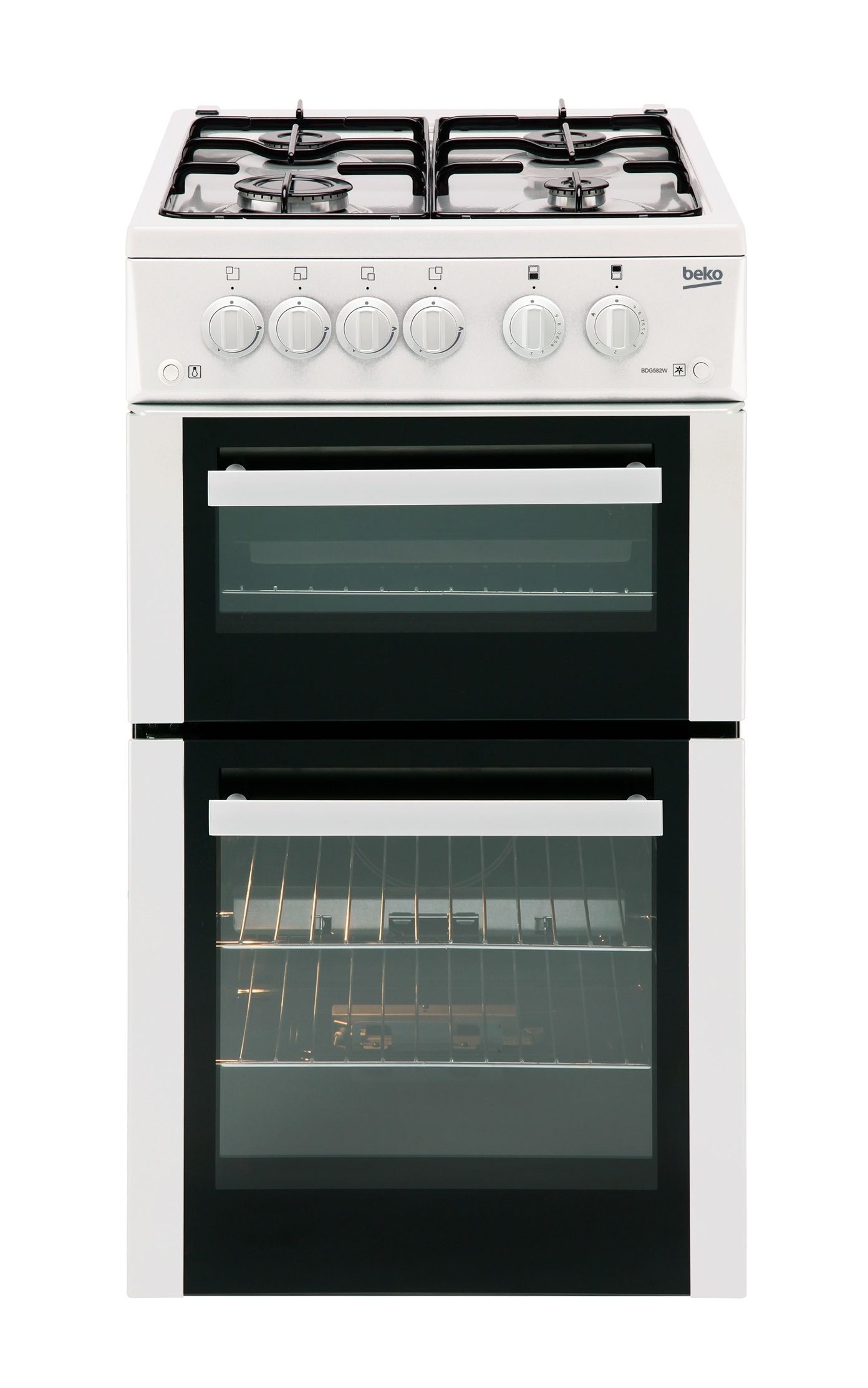 Beko BDG582W cooker Freestanding cooker Natural gas Gas White