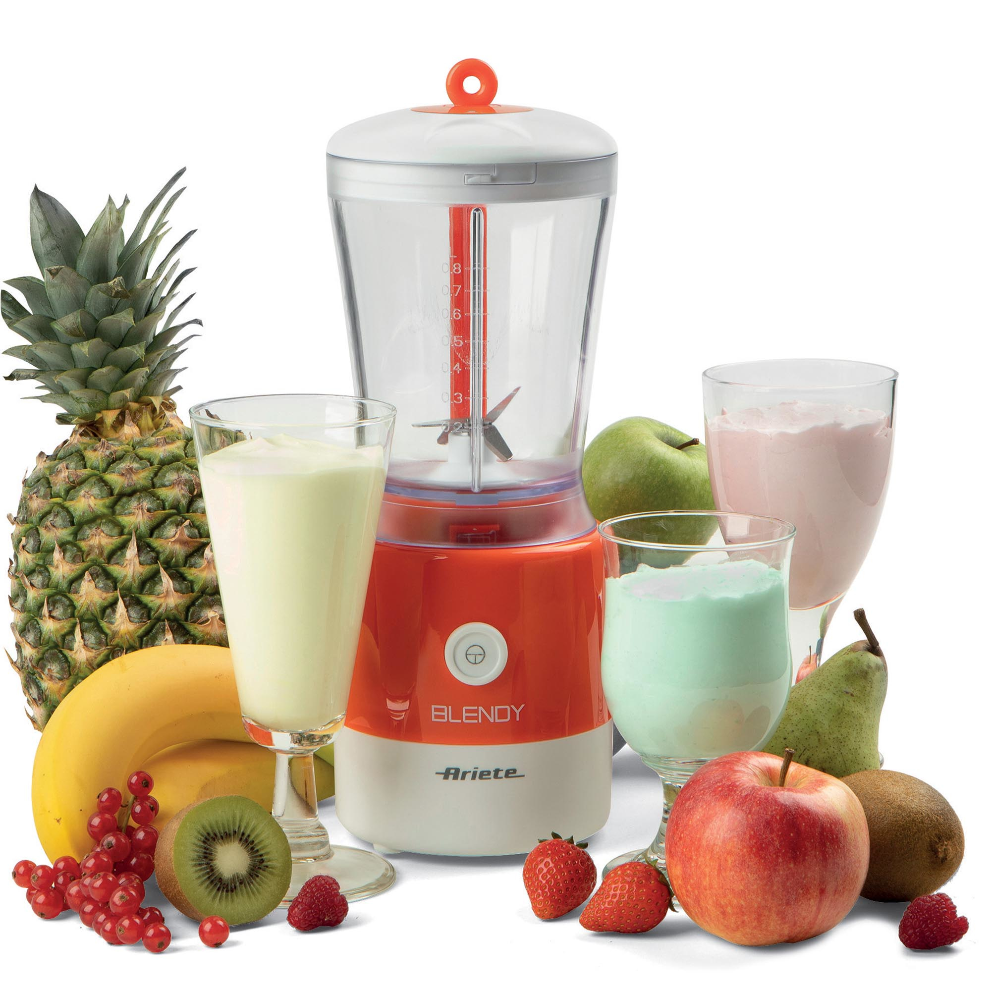 Ariete Blendy 0.8 L Tabletop blender 350 W Orange, White – image 7