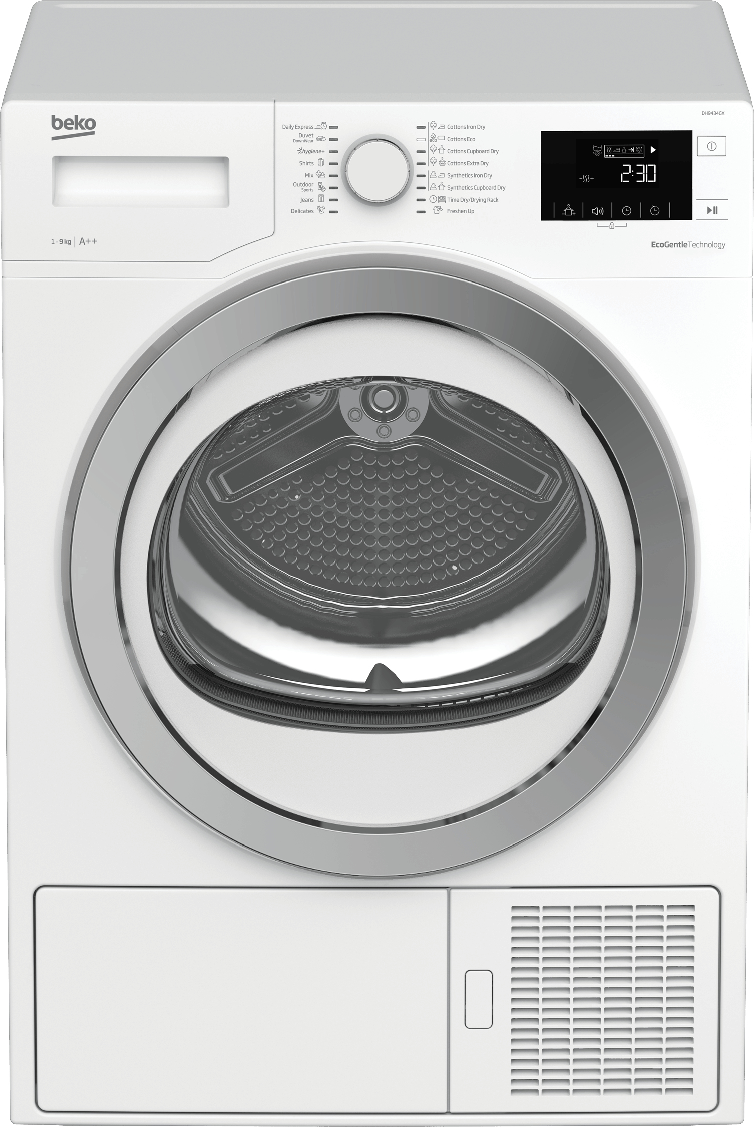 Beko DH9434GX tumble dryer Freestanding Front-load