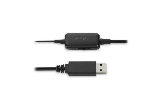 Kensington K80100AP headphones/headset Wired Head-band Office/Call center USB Type-A Black – image 4
