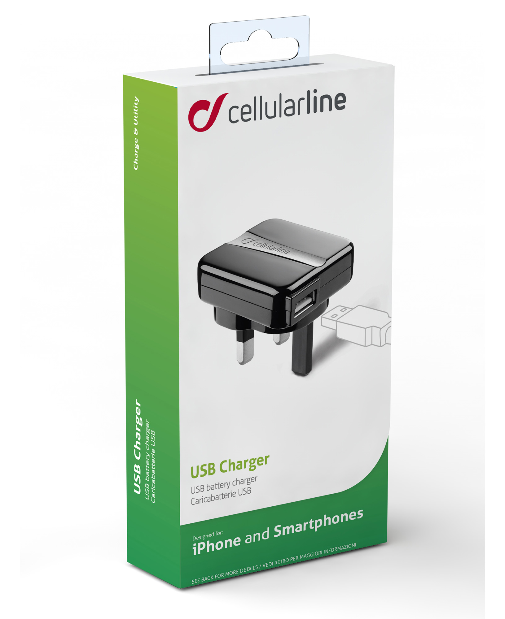 Cellularline USB Charger - UK Plug – image 3